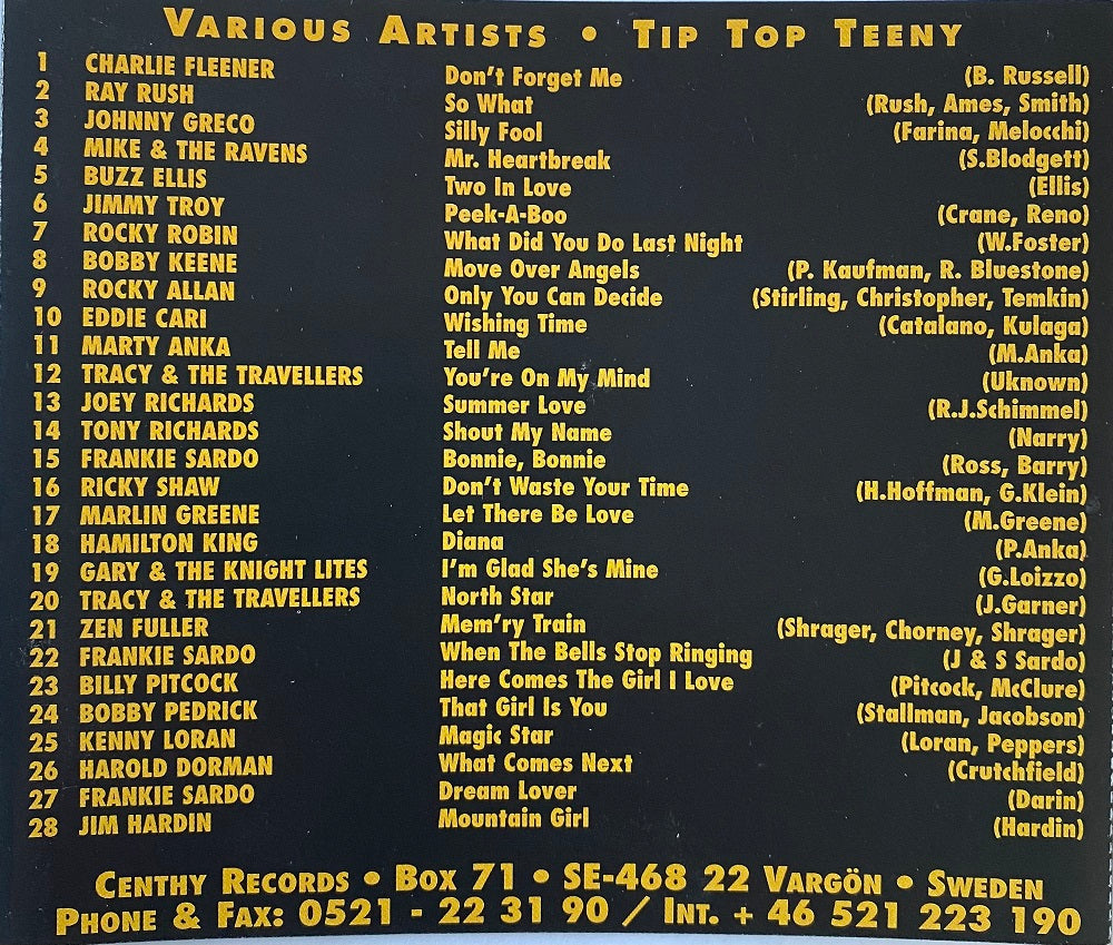 CD - VA - Tip Top Teeny Vol. 1