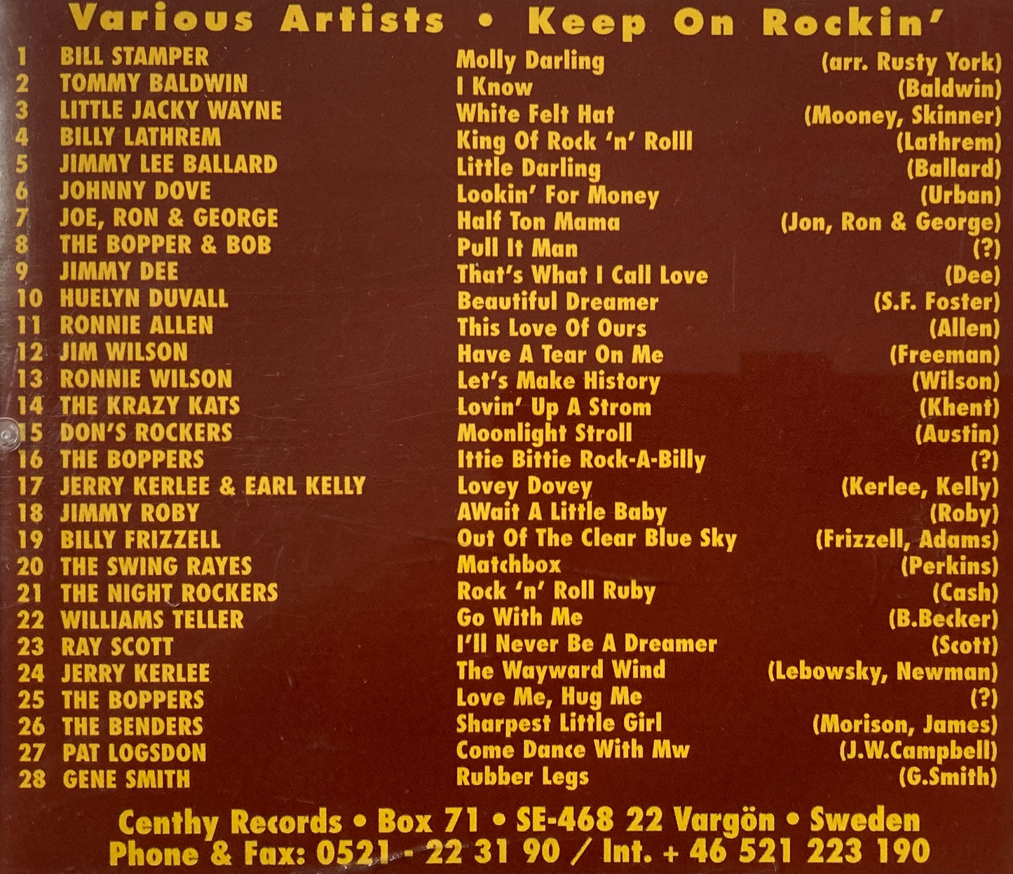 CD - VA - Keep On Rockin'