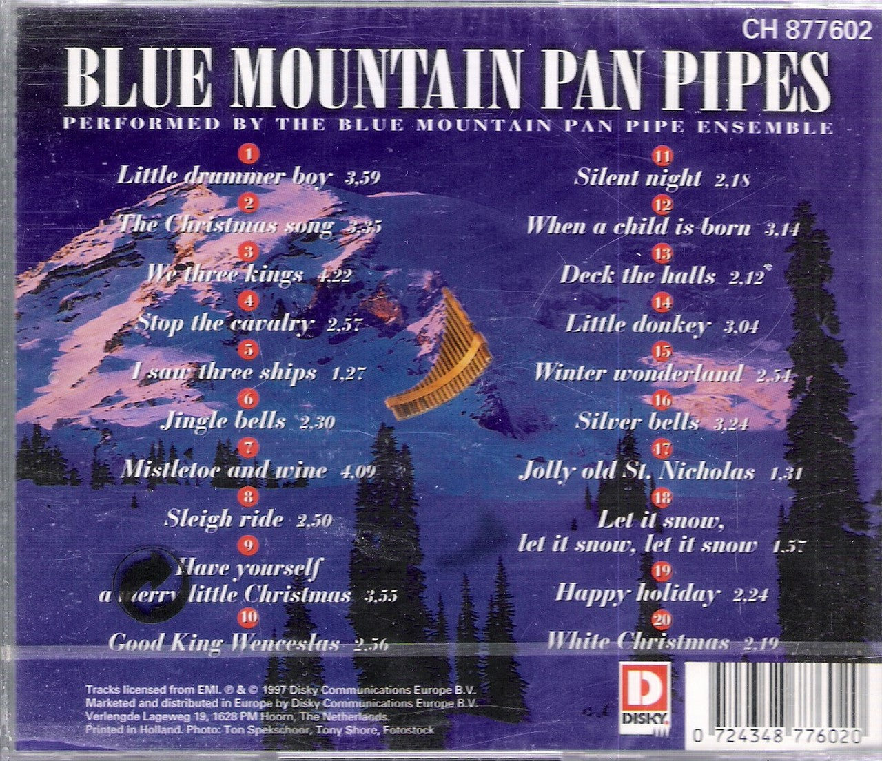 CD - Blue Mountain Pan Pipes