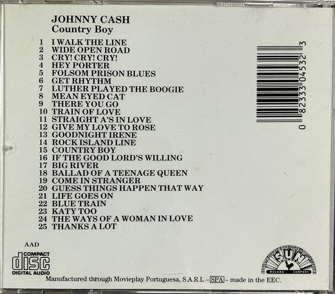 CD - Johnny Cash - Country Boy