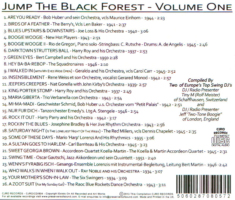 CD - VA - Jump The Black Forest Vol. 1