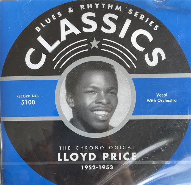 CD - Lloyd Price - The Chronological 1952 - 1953 - Blues & Rhythm Series