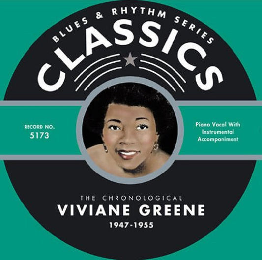 CD - Viviane Greene - 1947 - 1955 The chronological classics