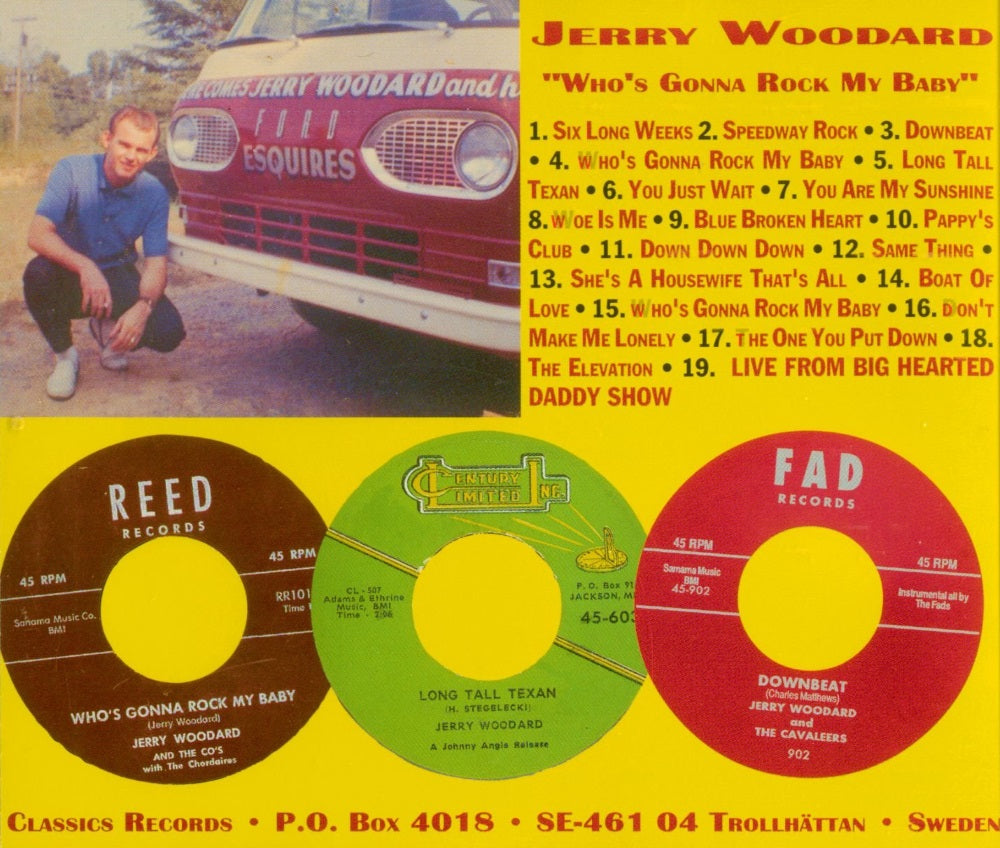 CD - Jerry Woodard - Who's Gonna Rock My Baby