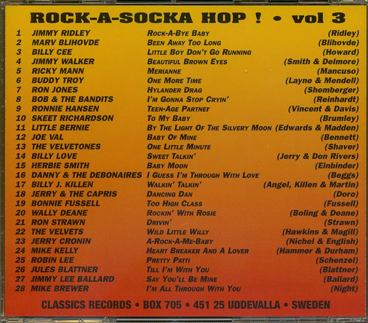 CD - VA - Rock-A-Socka-Hop Vol. 3