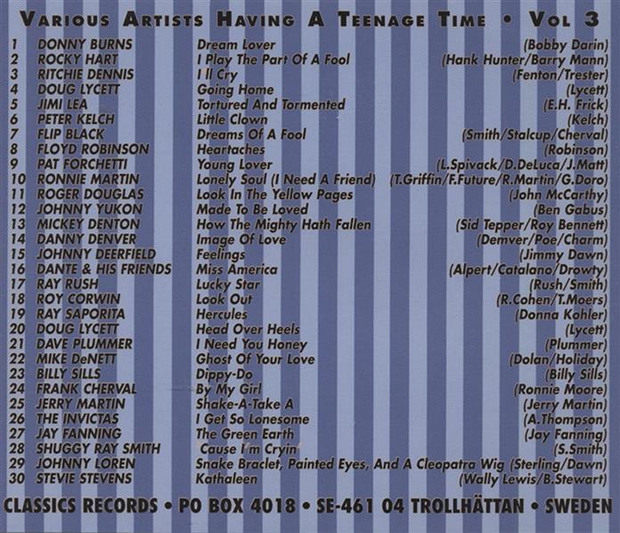 CD - VA - Teenage Time Vol. 3
