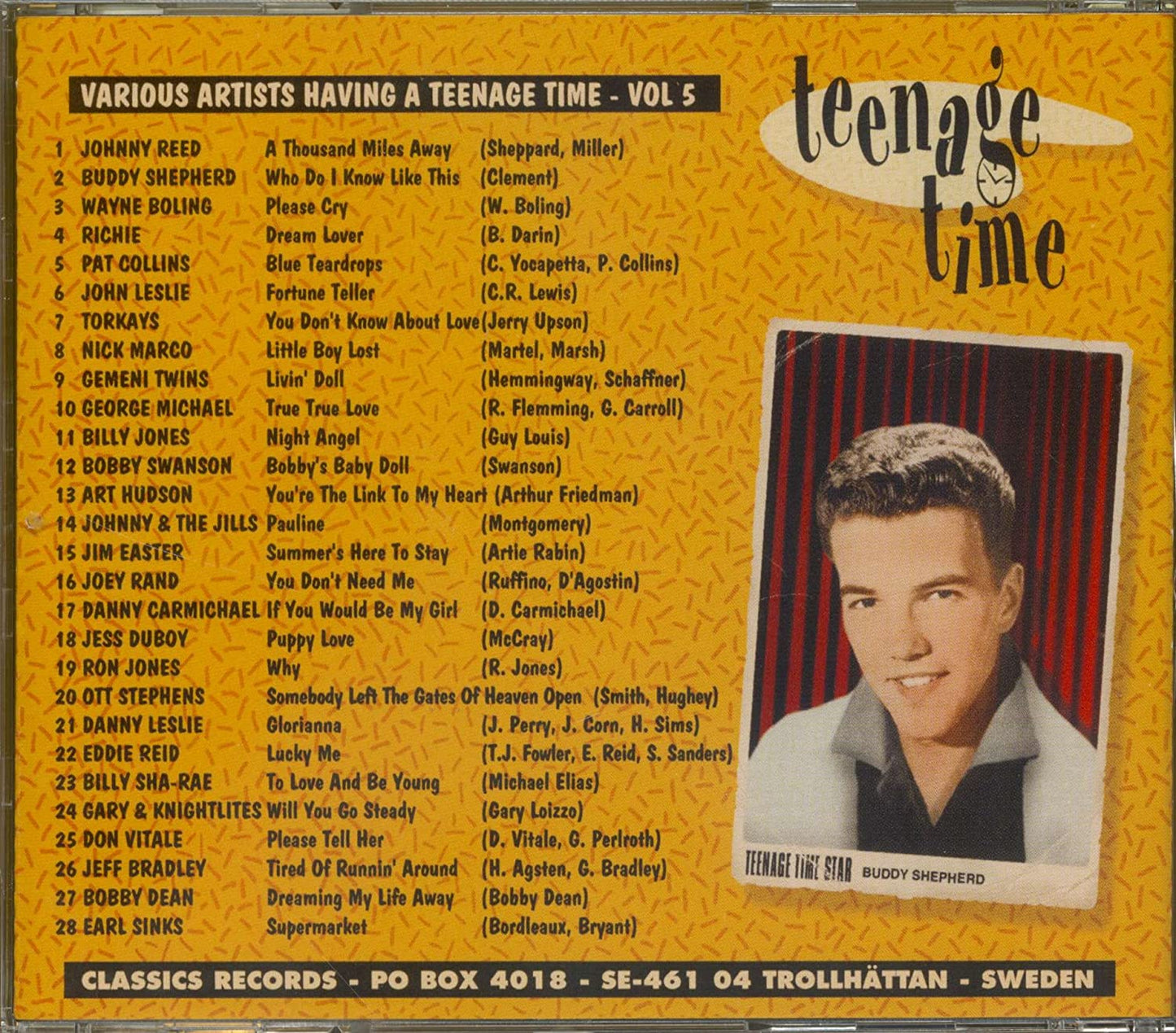 CD - VA - Teenage Time Vol. 5