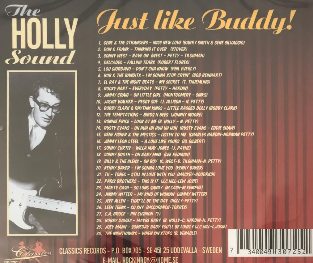 CD - VA - Just Like Buddy - The Holly Sound