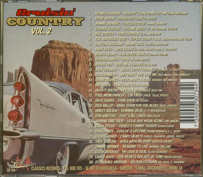 CD - VA - Cruisin' Country Vol. 2