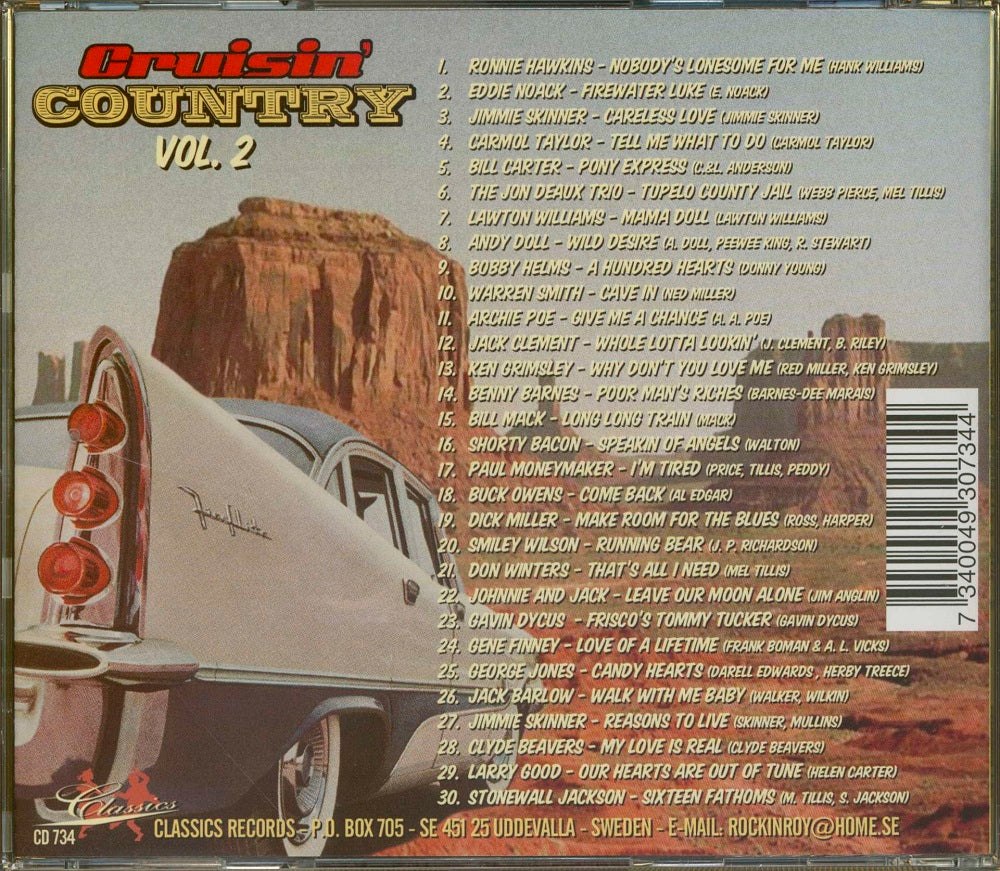 CD - VA - Cruisin' Country Vol. 2