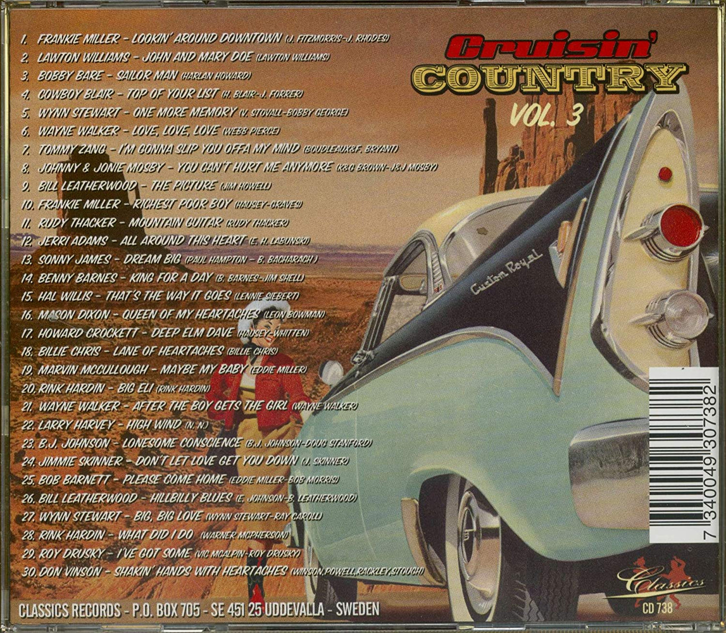 CD - VA - Cruisin' Country Vol. 3