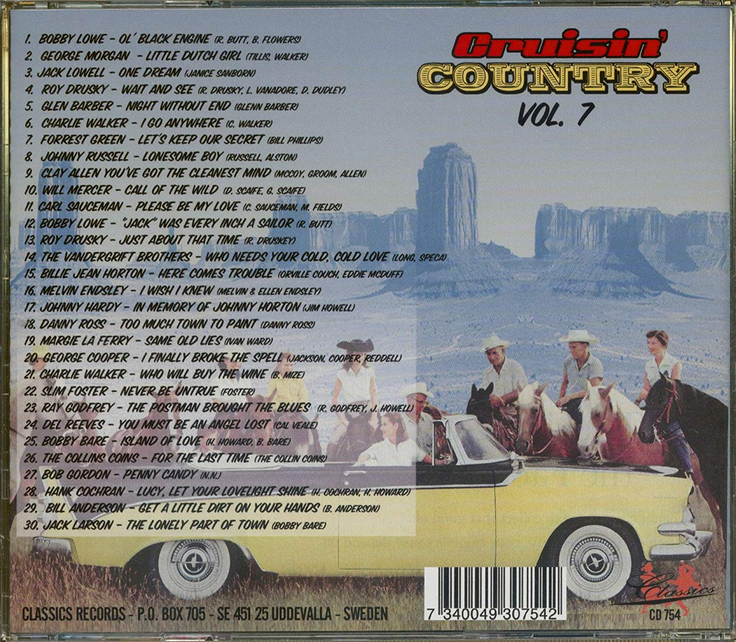 CD - VA - Cruisin' Country Vol. 7