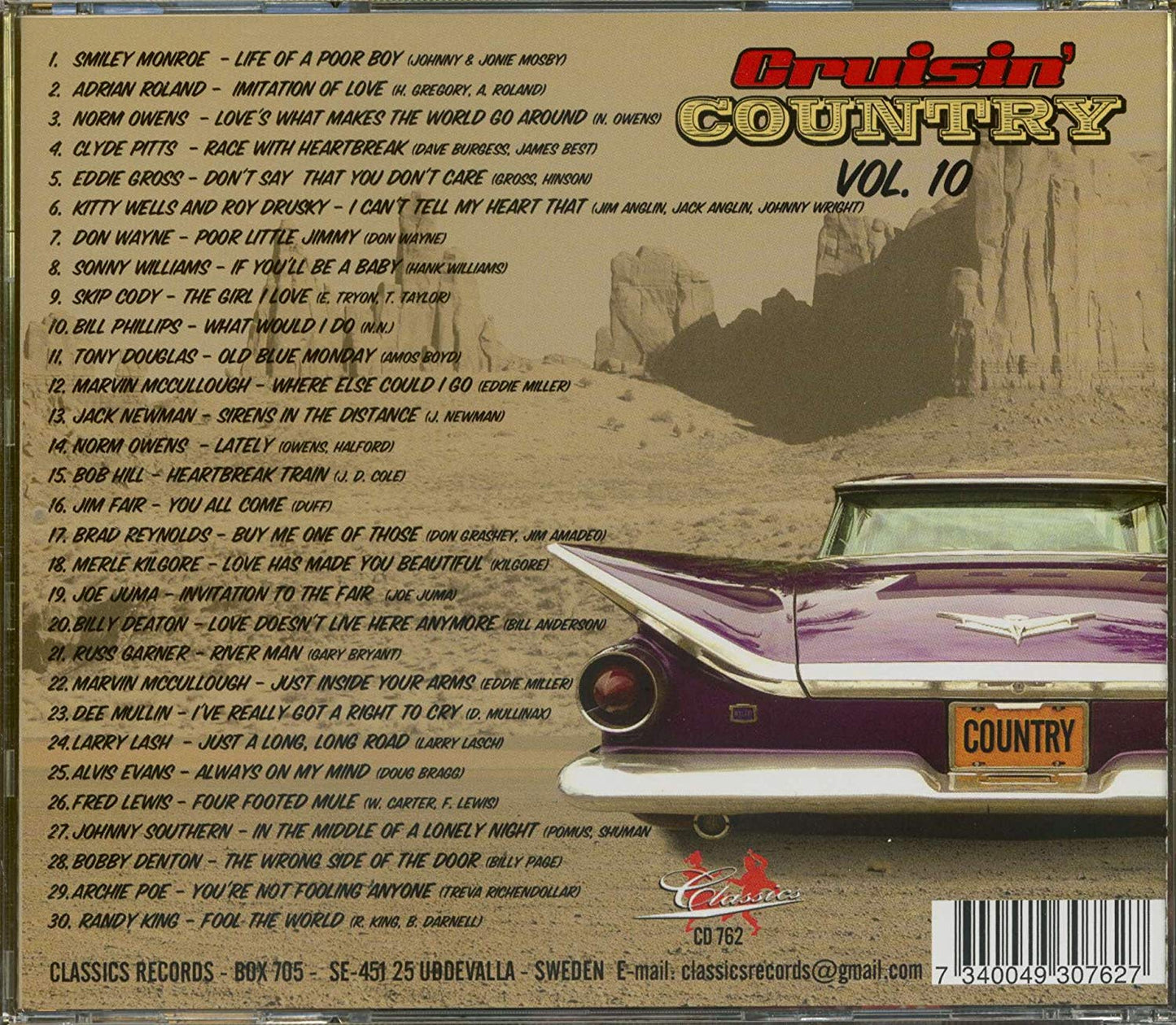 CD - VA - Cruisin' Country Vol. 10