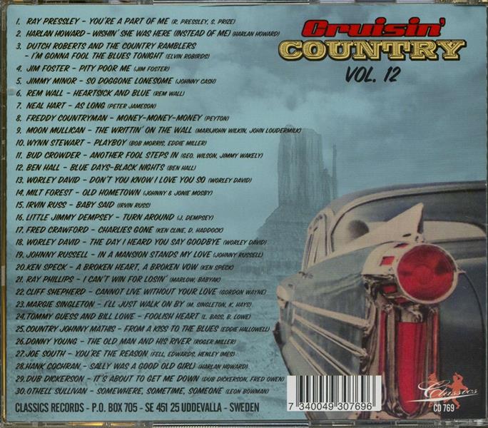 CD - VA - Cruisin' Country Vol. 12