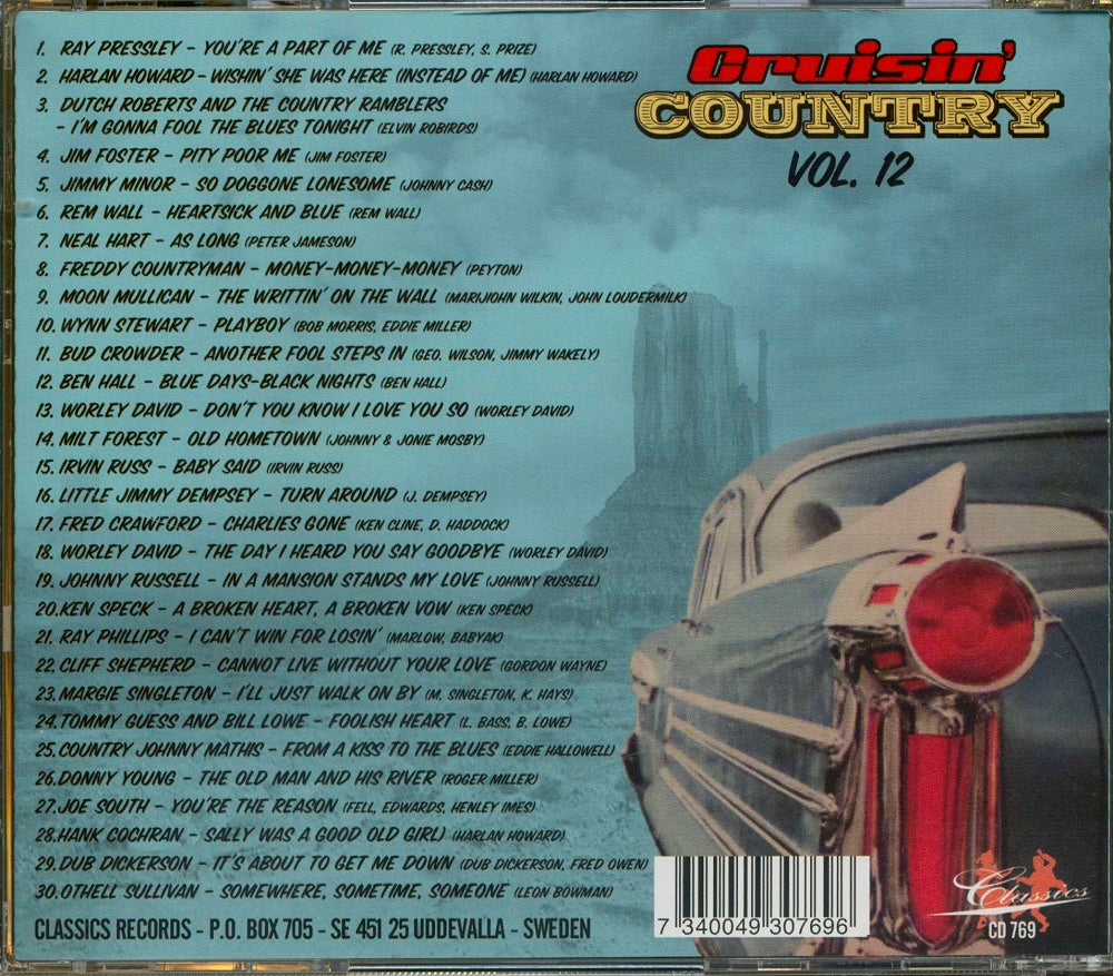 CD - VA - Cruisin' Country Vol. 12