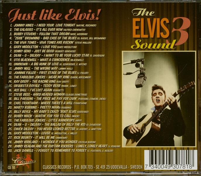 CD - VA - The Elvis Sound Vol. 3