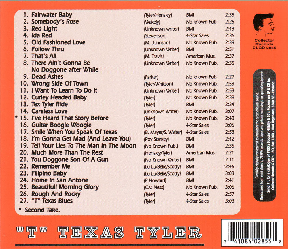 CD - T. Texas Tyler -