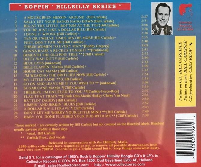 CD - VA - Rough And Rowdy Hillbilly Of The 1930s Vol. 1