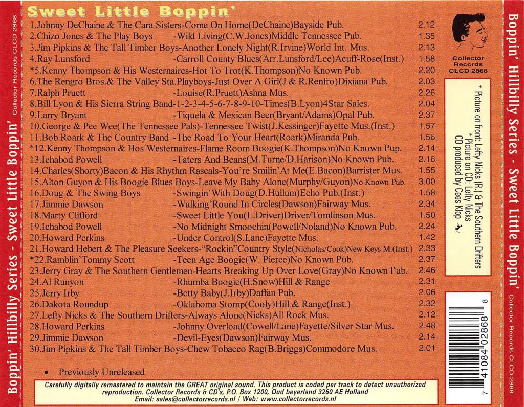 CD - VA - Sweet Little Boppin