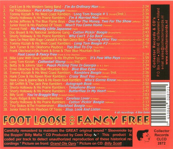 CD - VA - Foot Loose And Fancy Free(Available in August 2004)