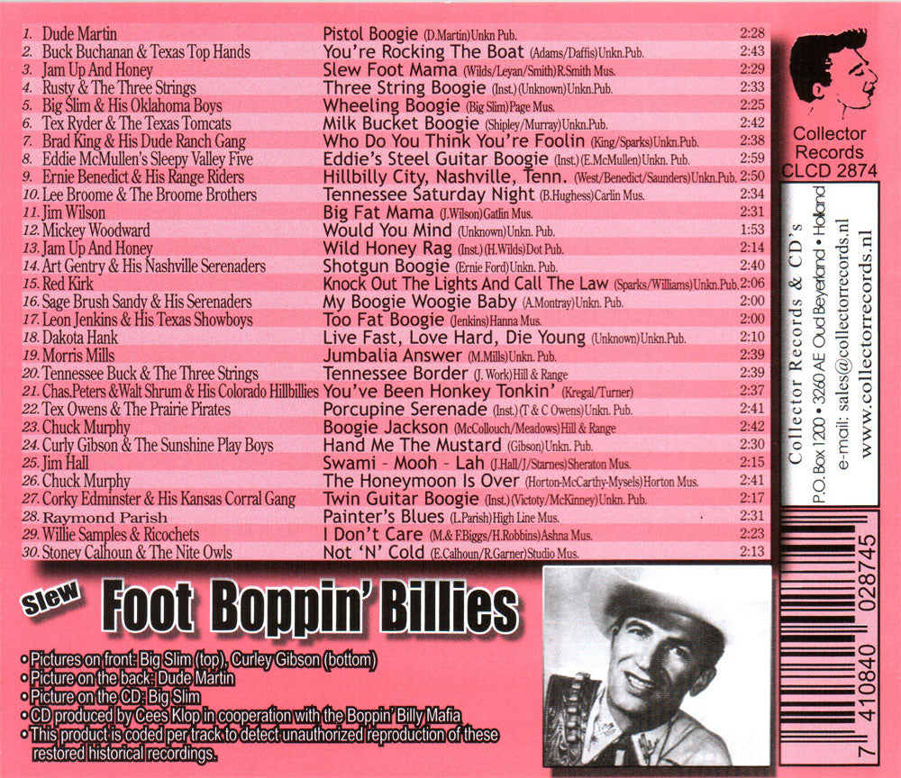 CD - VA - Slew Foot Boppin' Billies