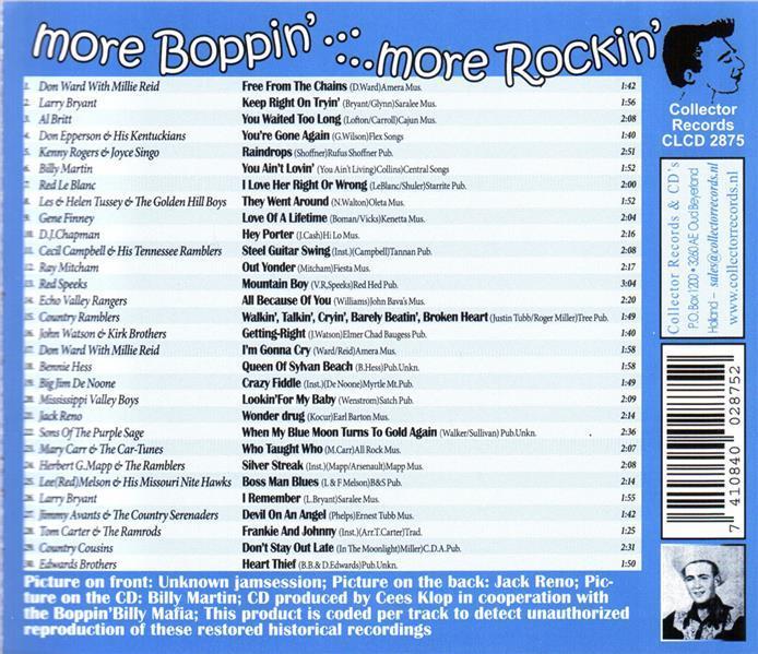 CD - VA - More Boppin'... More Rockin'