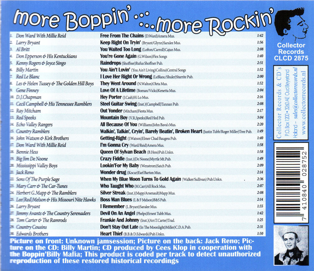 CD - VA - More Boppin'... More Rockin'