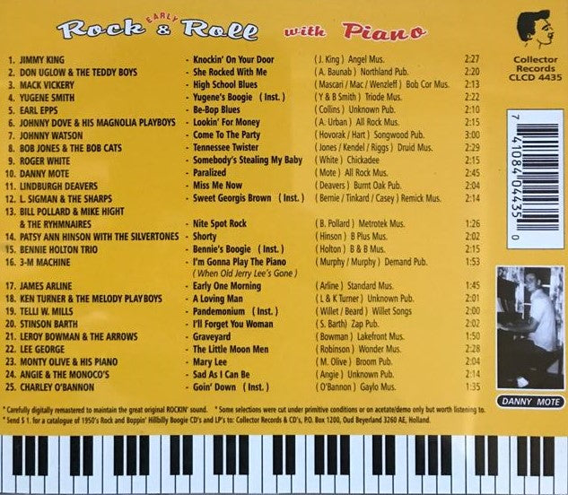 CD - VA - Rock And Roll With Piano Vol. 1