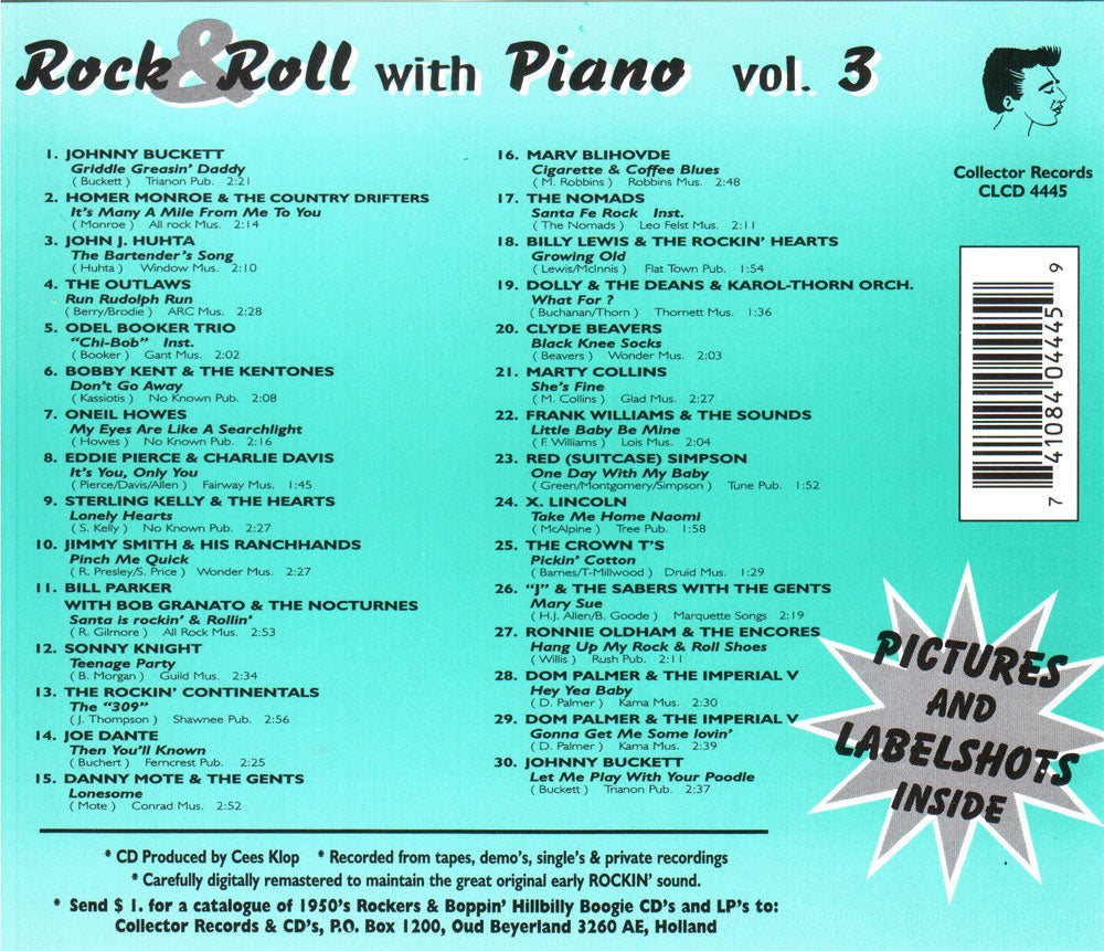 CD - VA - Rock & Roll With Piano Vol. 3