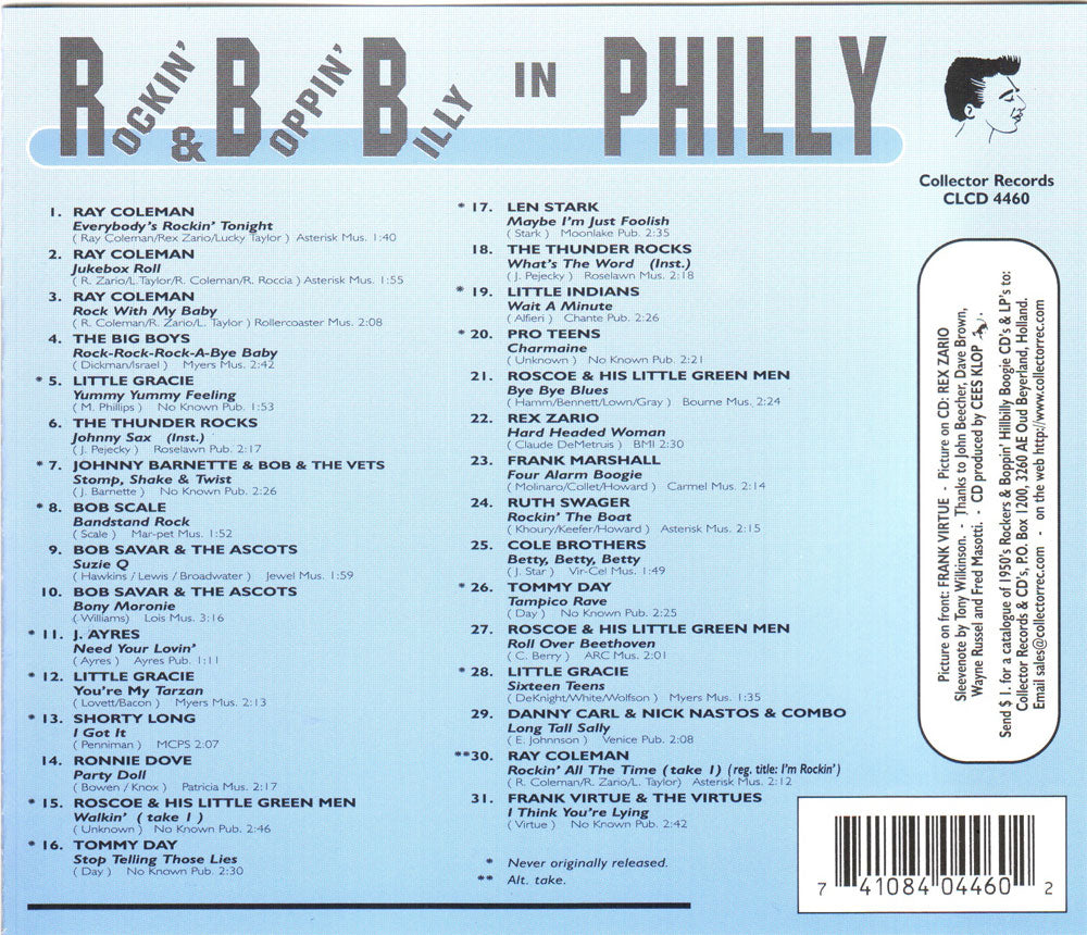 CD - VA - Rockin' and Boppin' Billy In Philly