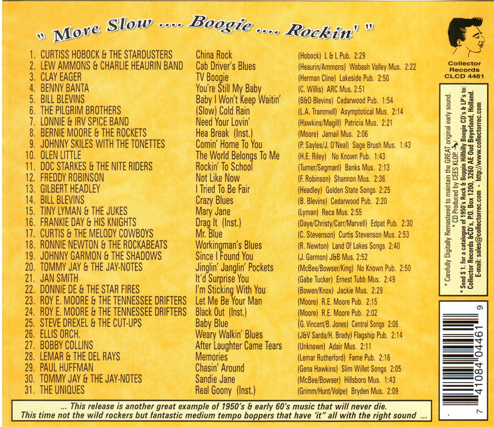 CD - VA - More Slow Boogie Rockin