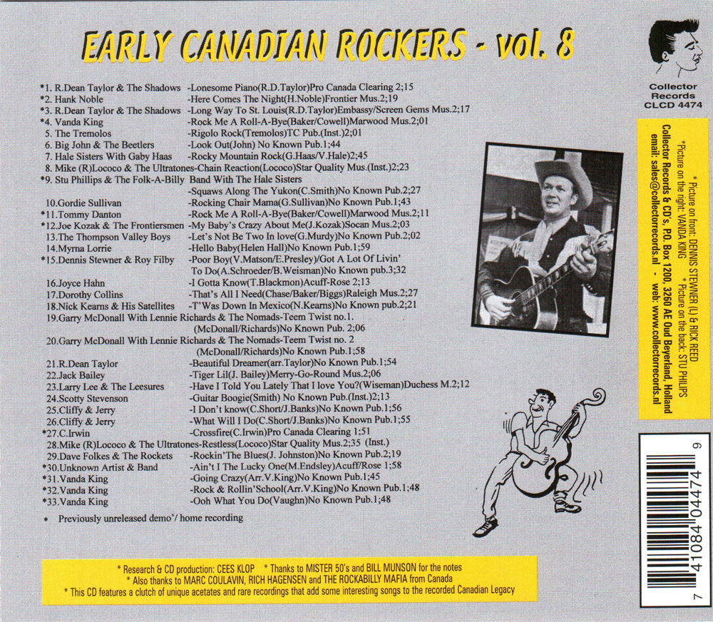 CD - VA - Early Canadian Rockers Vol. 8