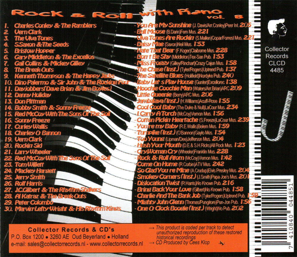 CD - VA - Rock And Roll With Piano Vol. 8