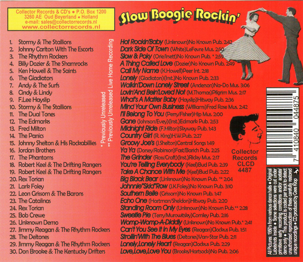 CD - VA - Slow Boogie Rockin Vol. 4