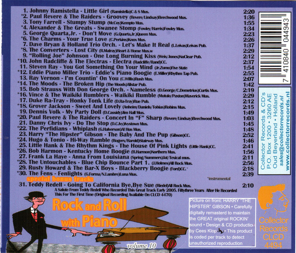 CD - VA - Rock And Roll With Piano Vol. 10