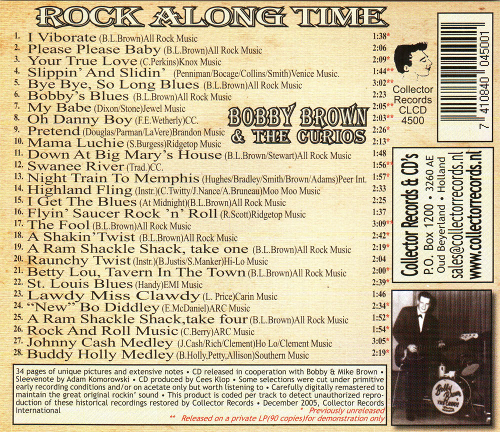 CD - Bobby Brown - Rock Along Time