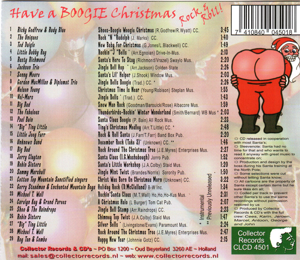 CD - VA - Have A Boogie Christmas Rock And Roll Collector