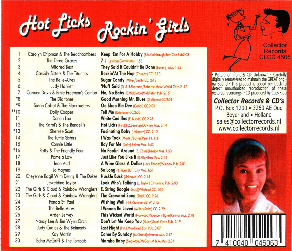 CD - VA - Hot Licks, Rockin' Girls