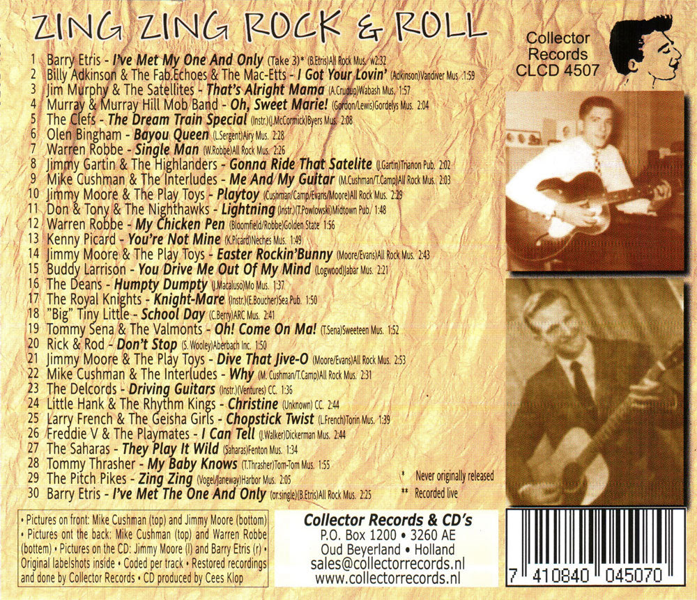 CD - VA - Zing Zing Rock'n'Roll Collector