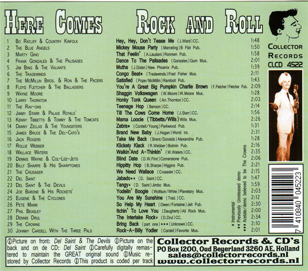 CD - VA - Here Comes Rock and Roll