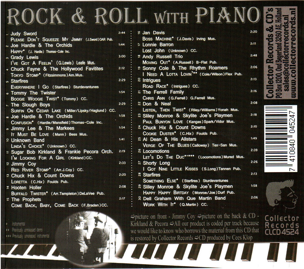 CD - VA - Rock'n'Roll With Piano Vol. 15