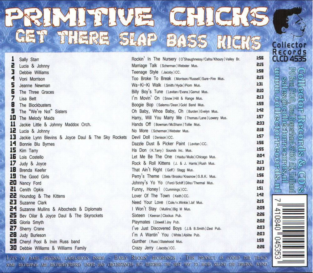 CD - VA - Primitive Chicks Get Their Slap Bass Kicks Vol. 9