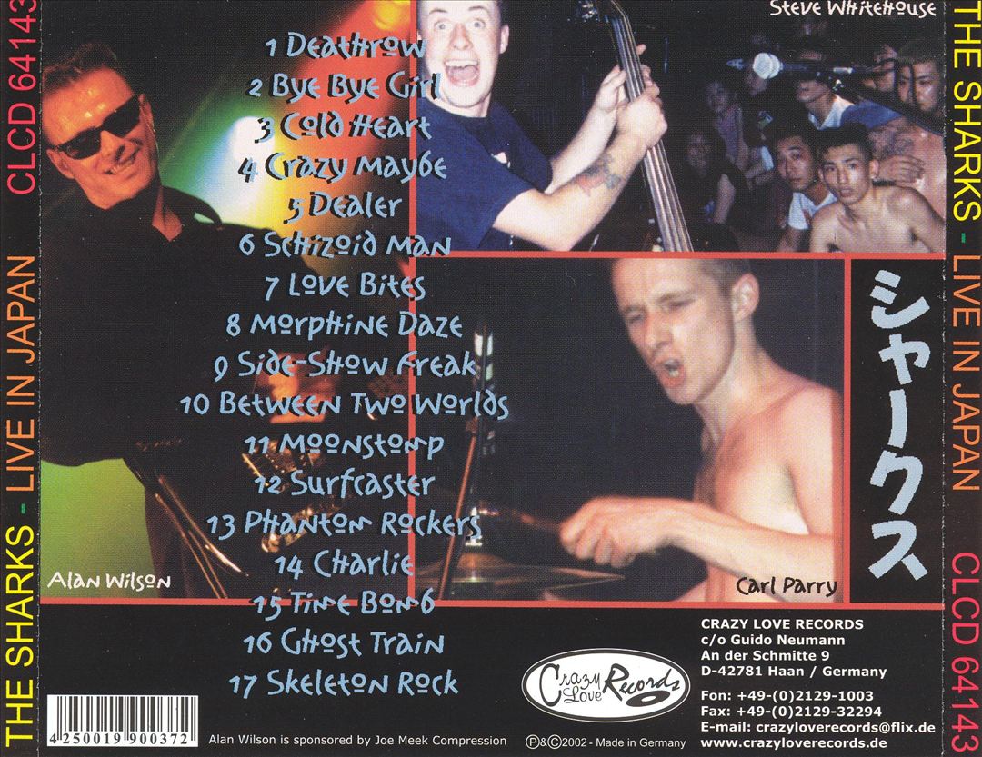 CD - Sharks - Live In Japan