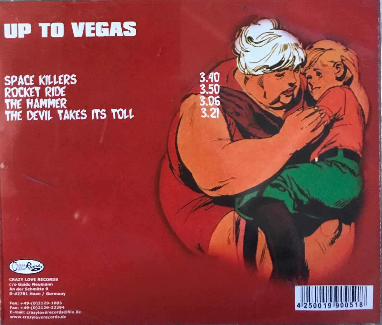 CD - Up To Vegas - For Once and All - 4-Track-C