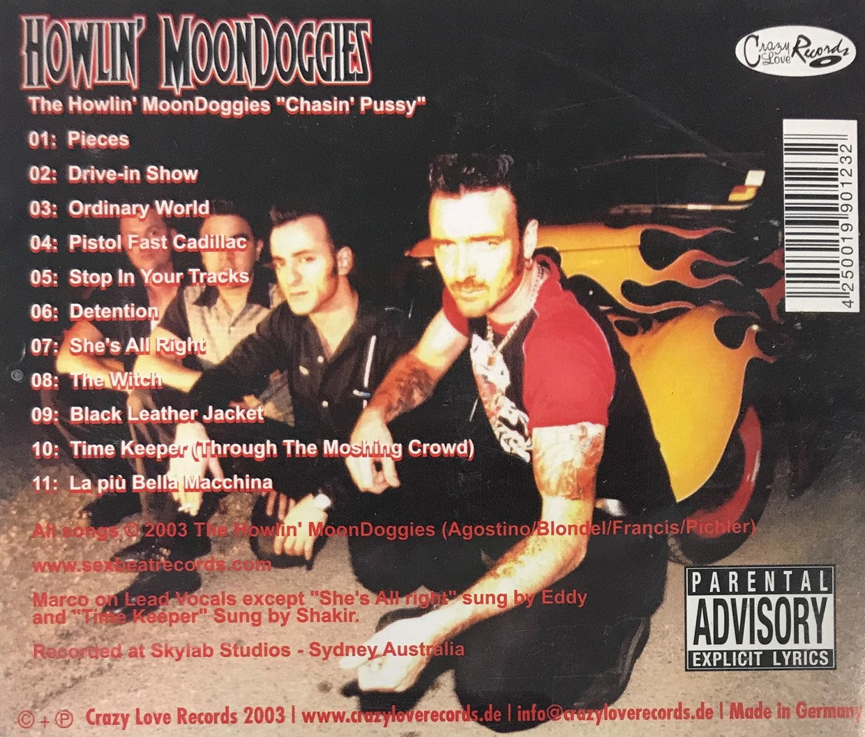 CD - Howlin' Moondoggies - Chasin Pussy