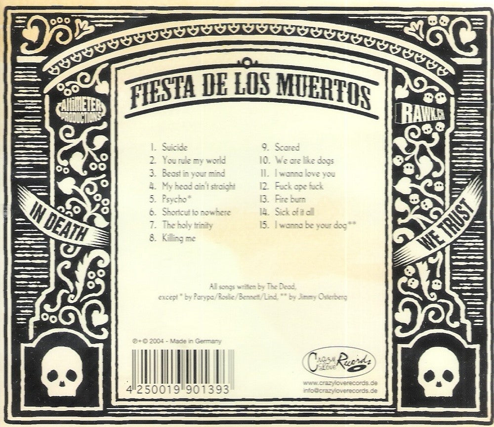 CD - The Dead - Fiesta De Los Muertos