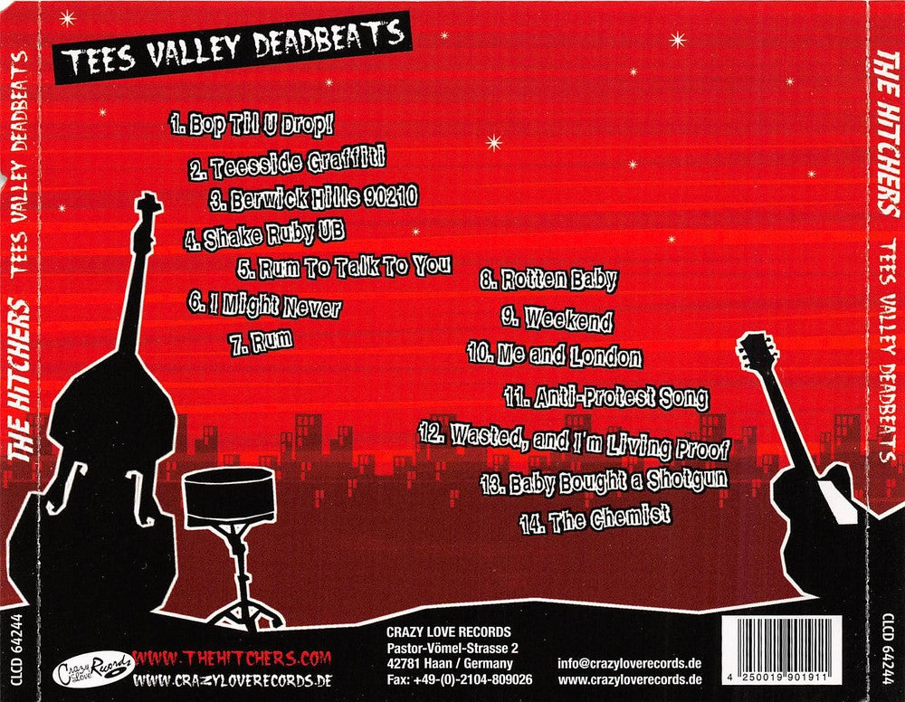 CD - Hitchers - Tees Valley Deadbeats