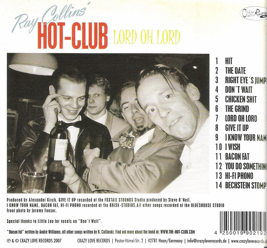 CD - Ray Collins Hot-Club - Lord Oh Lord