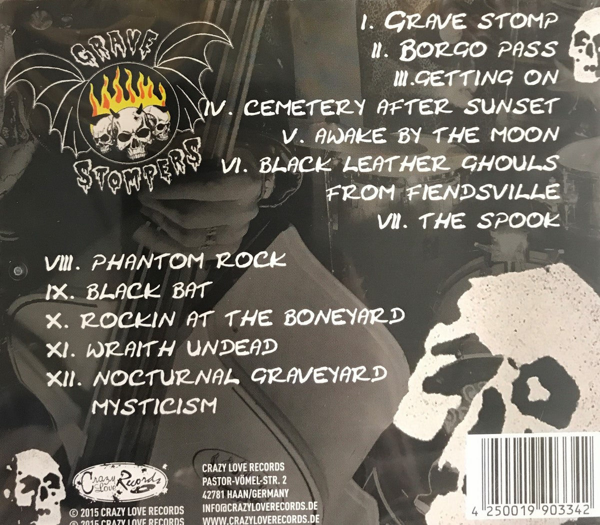 CD - Grave Stompers - Black Leather Ghouls From Fiendsville