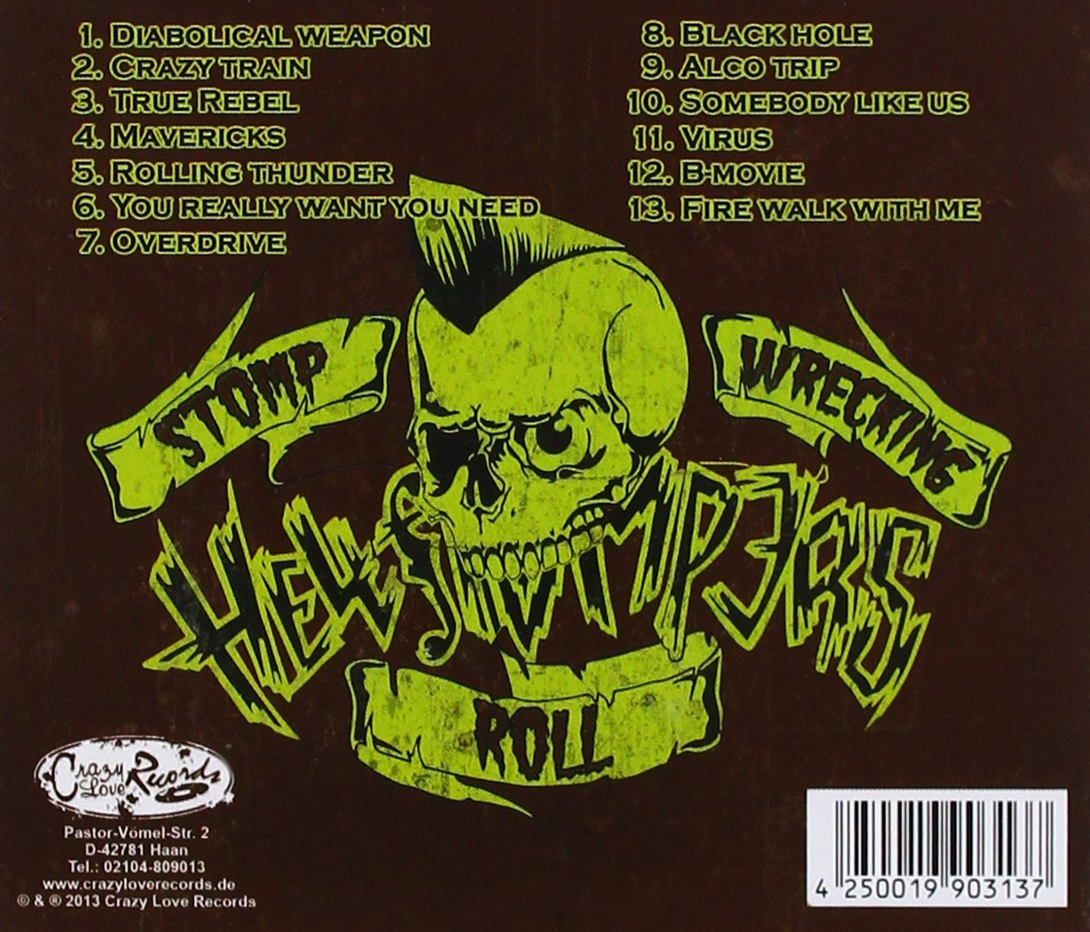 CD - Hellstompers - Fire Walk With Me
